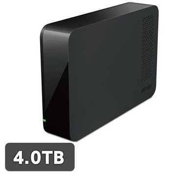 外付けハードディスク 4TB「バッファロー HD-NRLC4.0-B」を購入すると先着で2,000PTもらえる！ | 激安らぼ