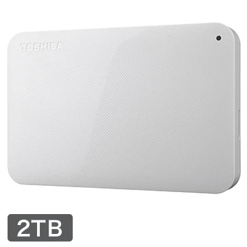 ポータブルHDD 2TB「東芝 CANVIO BASICS HD-AC20TW」を購入すると先着