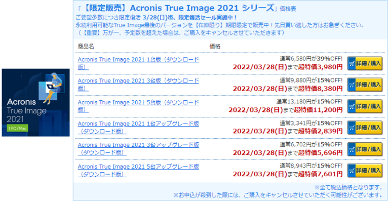 acronis true image 2021 coupon